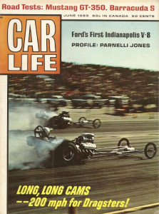 CAR LIFE 1965 JUNE - GT350 & CUDA S TESTS,FORD DOHC,PARNELLI,CONCOURS,FLAT 16